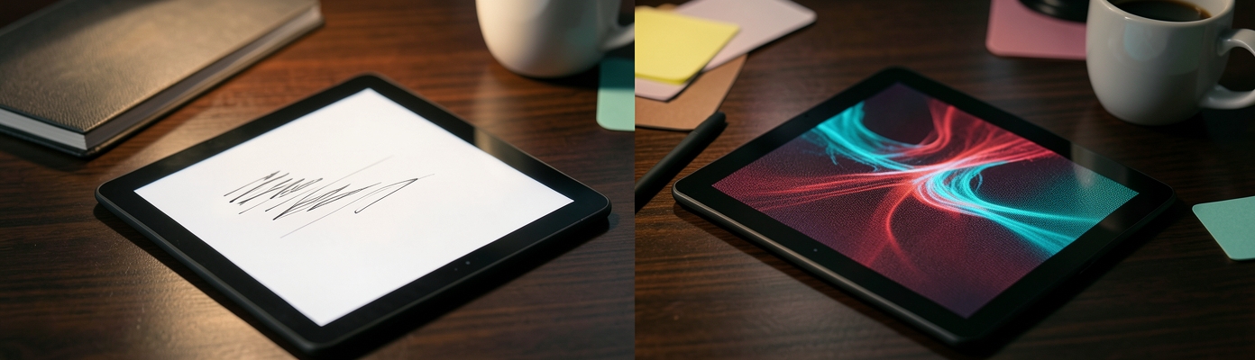 Color E Ink vs Monochrome E Ink for Note Taking