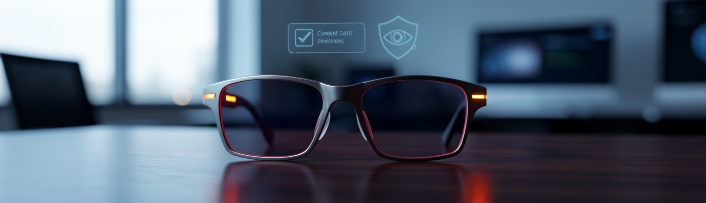Smart Glasses Recording Consent: LED Visibility